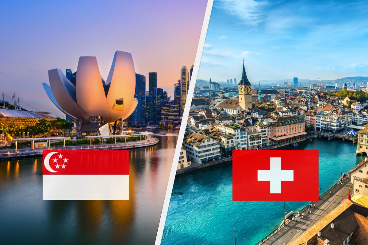 Switzerland and Singapore Small Nations